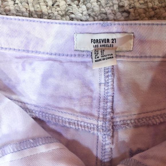 Purple TieDye Forever 21 skirt. - Picture 5 of 5